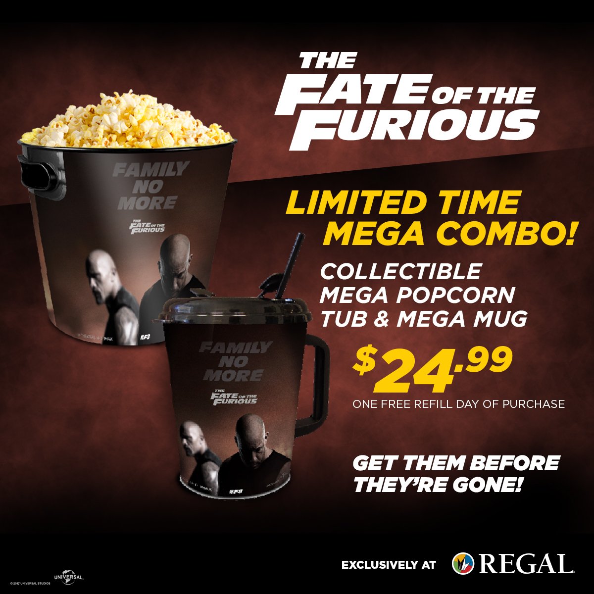 Regal Cinemas on Twitter: "Purchase #TheFateoftheFurious ...