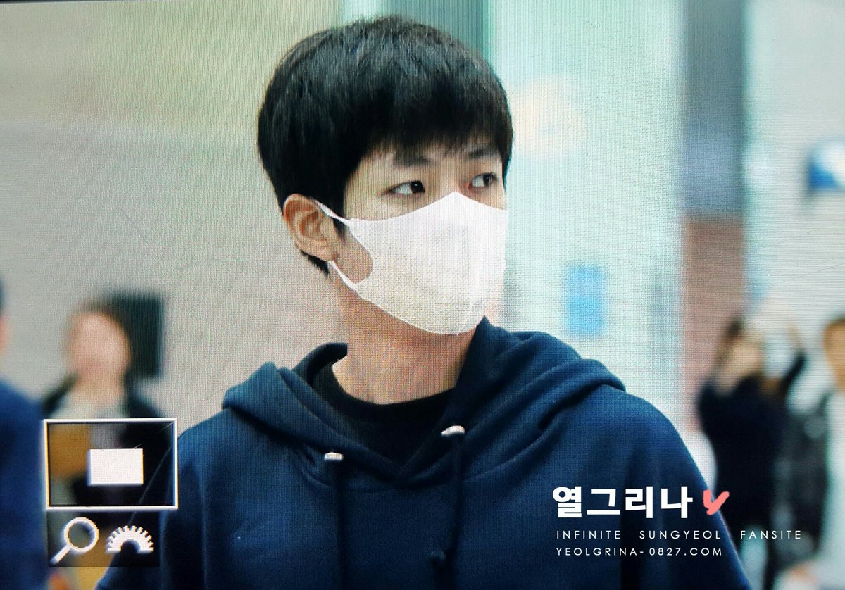 [Preview] 170416 Incheon Airport &gt;&gt; Vietnam - Seongyeol (cr.yeolgrina_0827) // ไม่เจอกันนาน คิ้วยังเข้ม(ครึ่งเดียว)เหมือนเดิม &gt;&lt;