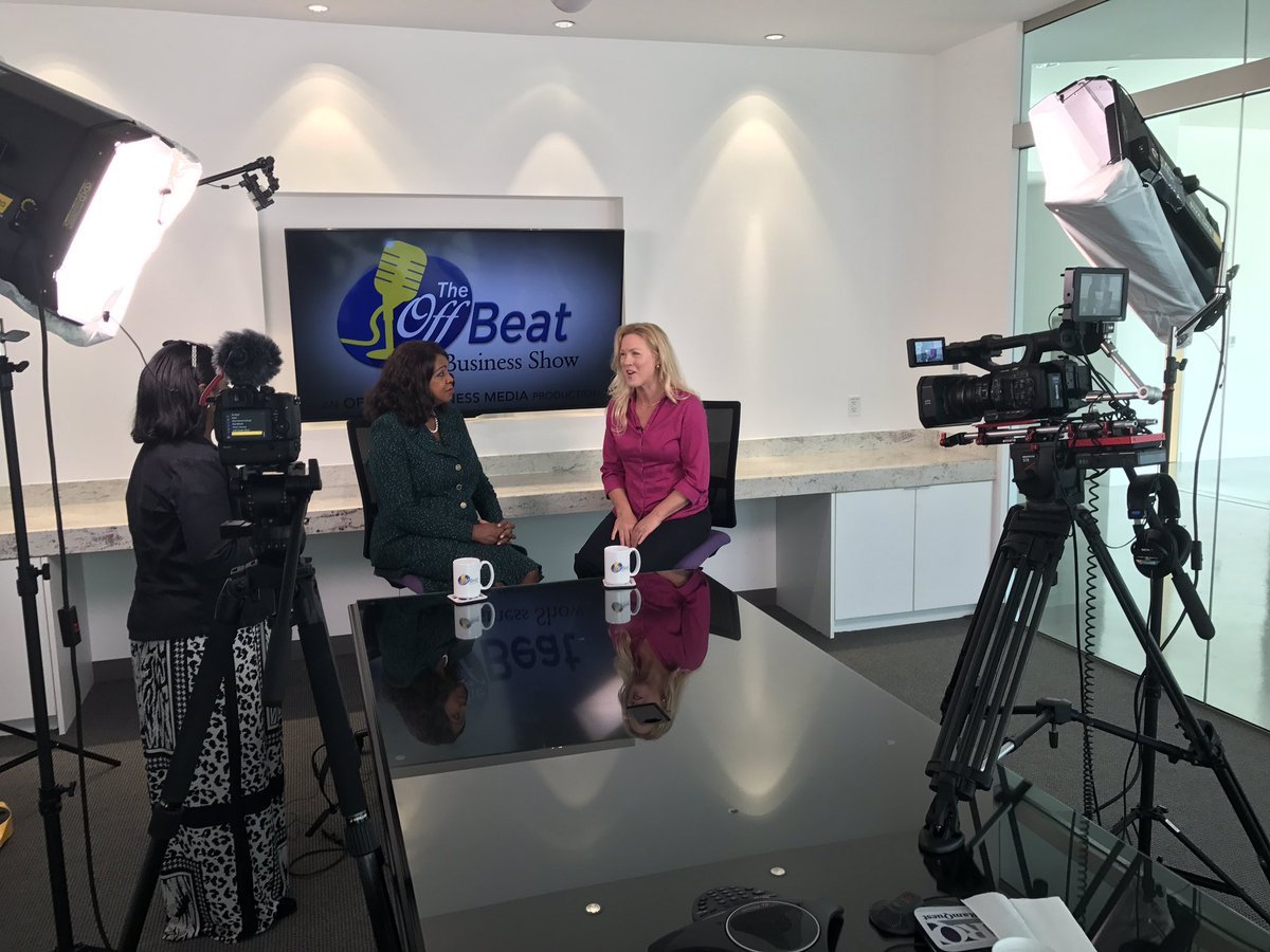 Shooting new episodes of the offbeat business show