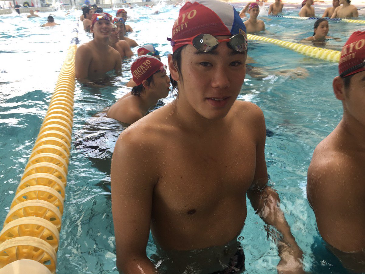 津田チャンピオンズカップ 400m自由形 <男子> 中務貴文(1年)3-57-20 