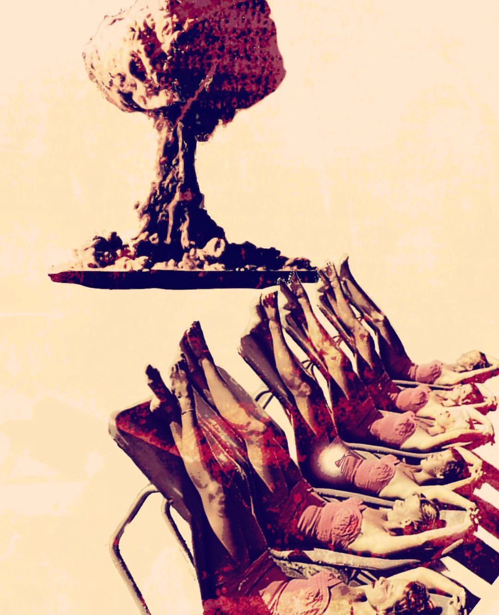 amyburvall's tweet photo. Somewhat inspired by @doctorow tweets & the news - my #mushroommoments collage series using @EnlightApp #atomicpacolype #beingblase https://t.co/l3YacIFT05