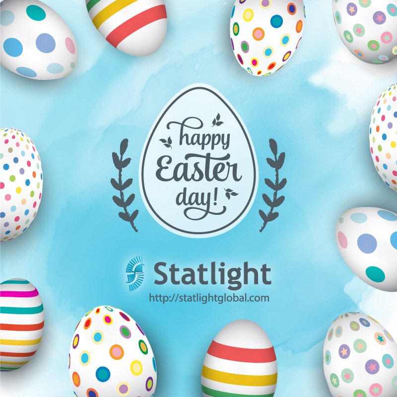 statlightglobal's tweet photo. Wishing you joy, happiness, peace and success this Easter and hereafter! Happy Easter https://t.co/2uvqE2Xd0G