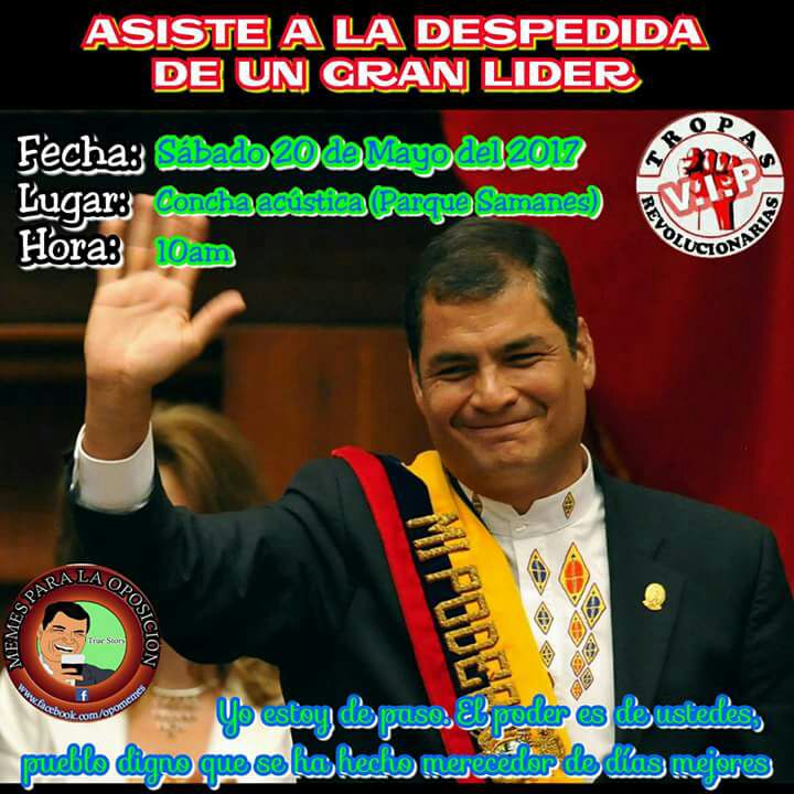 ElvisParedes19's tweet photo. @EcuadorCut @ChicaViteri @GomezlRichard @lduranaguilar @LuisQuishpiV y todos los trabajadores estaremos en tu despedida https://t.co/KxLGIvxgrQ