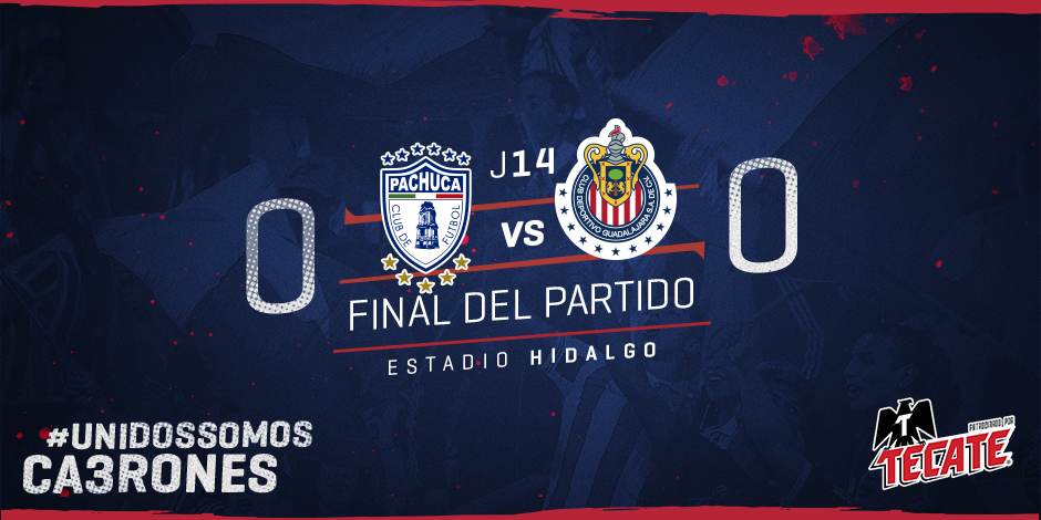 Chivas's tweet photo. Marcador final en el Estadio Hidalgo. https://t.co/YnnbzIBP2n