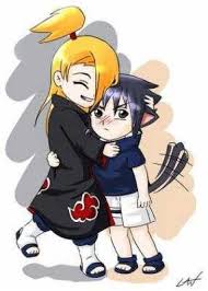 I love Deidara  I only love u and I promise if anyone hurts u I will kill them * I hug u and kiss ur cheek and wrap my arms around Deidara*