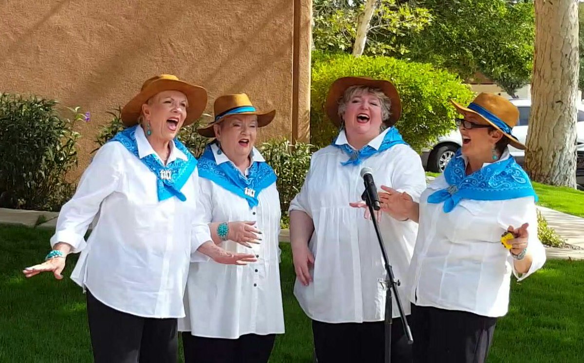 CheeperTherapy's tweet image. Sing and Be Happy on this fine spring weekend!