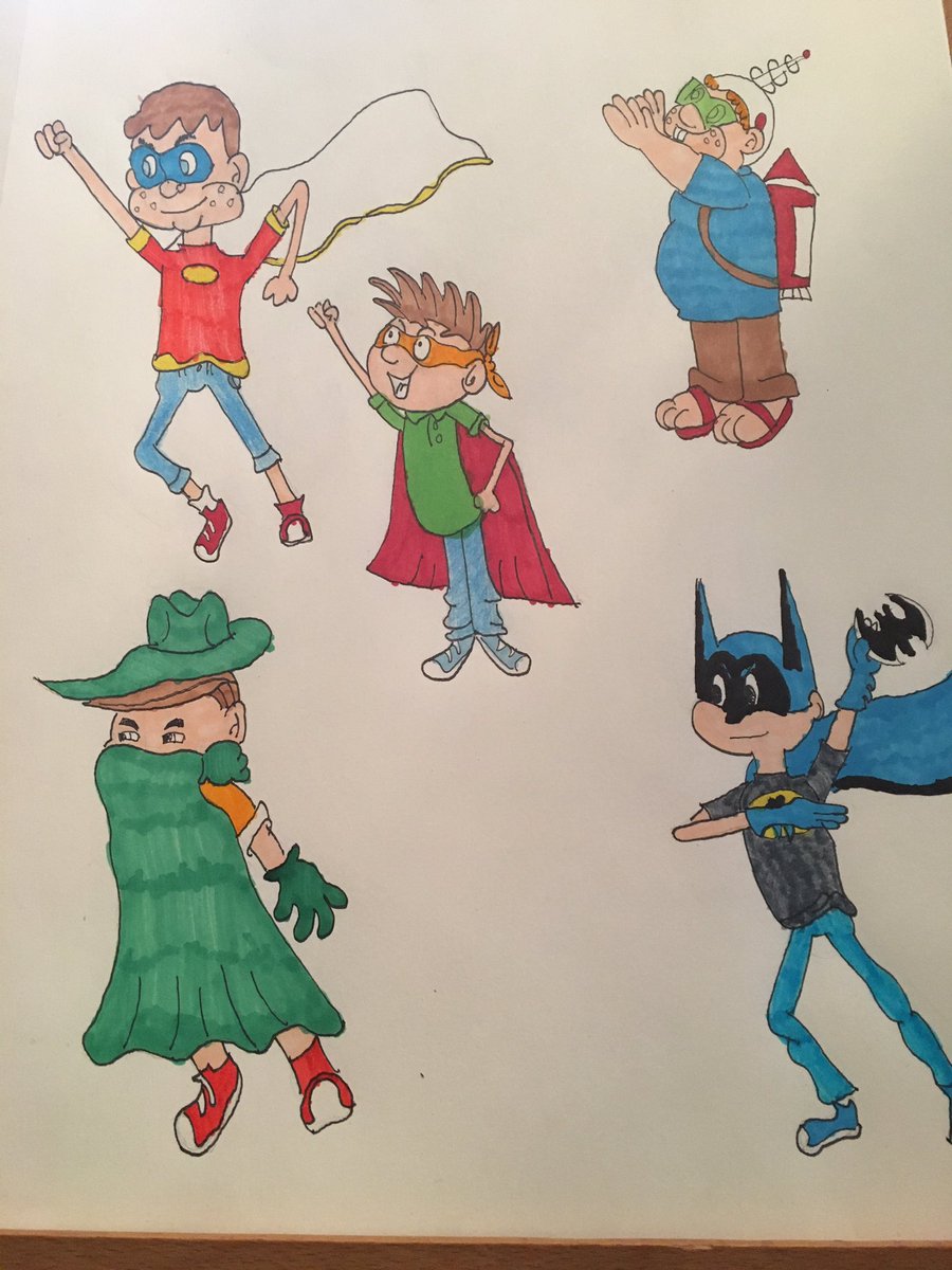 Rodo_Sloan's tweet photo. My two Taught By A Pro assignments. Very fun assignments. #characterdesign #taughtbyapro https://t.co/PoJLFmSm5c