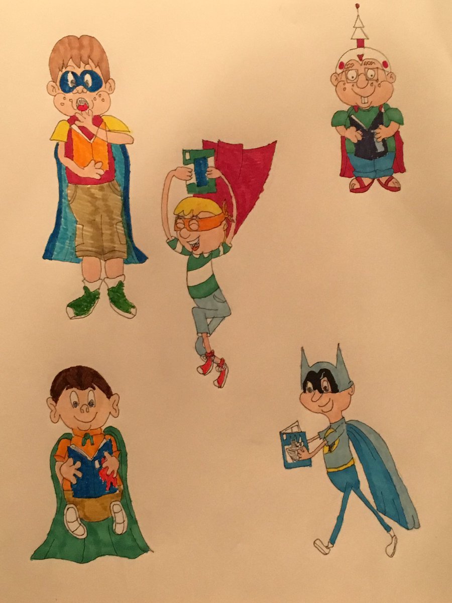 Rodo_Sloan's tweet photo. My two Taught By A Pro assignments. Very fun assignments. #characterdesign #taughtbyapro https://t.co/PoJLFmSm5c