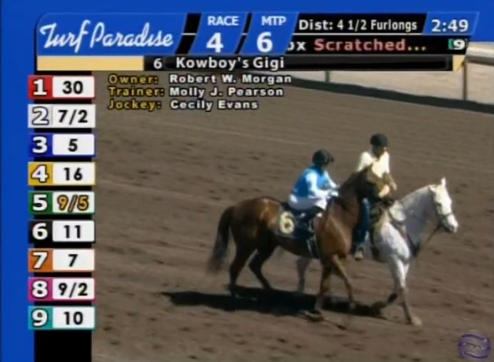 rebelsart's tweet photo. Race 4 @turf_paradise 2yo Spring Futurity Trial. Cecily Evans @caevans13 rides #6 Kowboy's Gigi for trainer Molly Pearson #cleantrip 🏇 https://t.co/SRuRYPkpVY