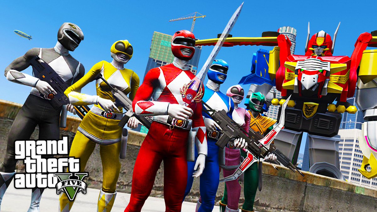 TypicalGamer's tweet image. GTA 5 "ULTIMATE POWER RANGERS MOD w/ MEGAZORD" LIVESTREAM! 💥 RETWEET for a SHOUTOUT!! Watch it here! ▶▶▶ youtube.com/watch?v=wbSjfx…
