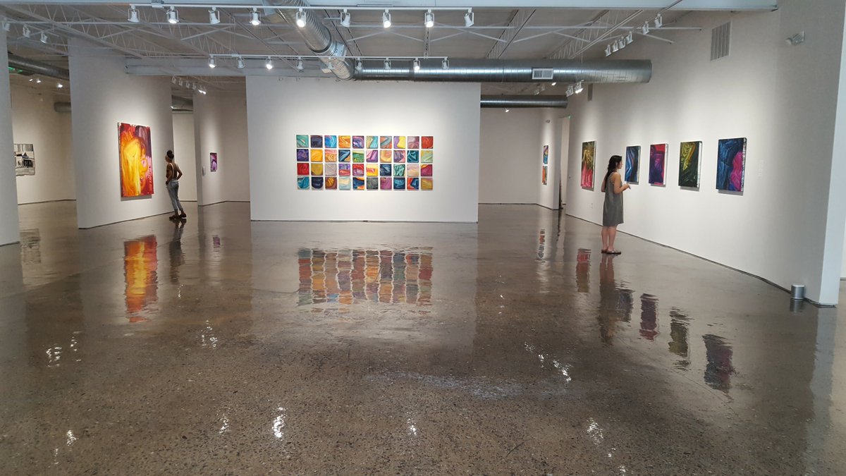 mintatl's tweet image. MINT M4 artists checking out @HathawayGallery after dropping off their work for #SecondSevernCrossing ---#installweek begins! #mintatl