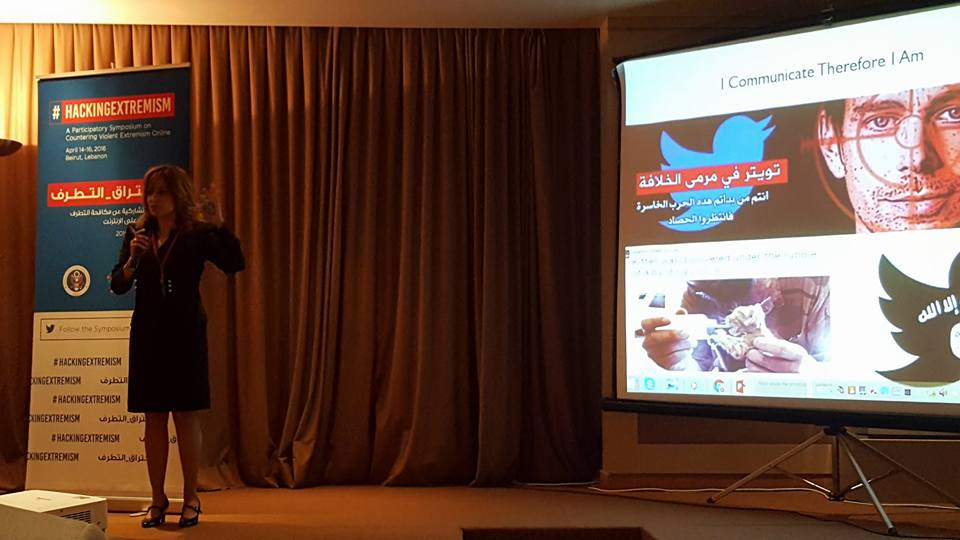 TROLLOLOMEME's tweet photo. Throwback #HackingExtremism #Symposium @LebAmUniv #April 15, 2016| toward #countering #extremist rhetoric #online https://t.co/RXjLD0Spml https://t.co/Sq59lfdzy2