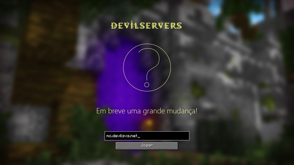 Devilsvs's tweet photo. Em breve no DevilPlay... https://t.co/rAaobenol4