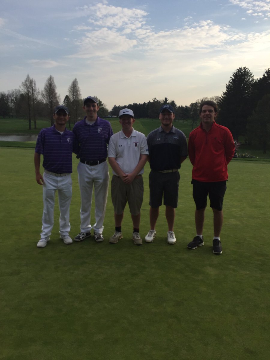 Empire8's tweet photo. Men's golf second team all conference. @RoyalAthletics @StevensDucks @MCGreyhounds @FisherAthletics https://t.co/DJCNIfYZOF