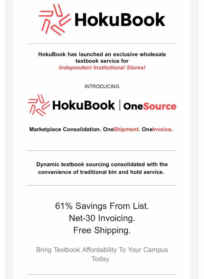 HokuForBiz's tweet image. Source your want list through HokuBook before paying higher rates through your traditional wholesale partners. #StayIndependent
