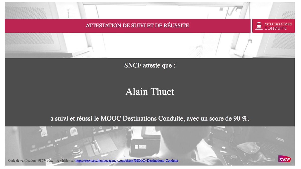 Sncf On Twitter Congratulations Alain You Ve Succeeded