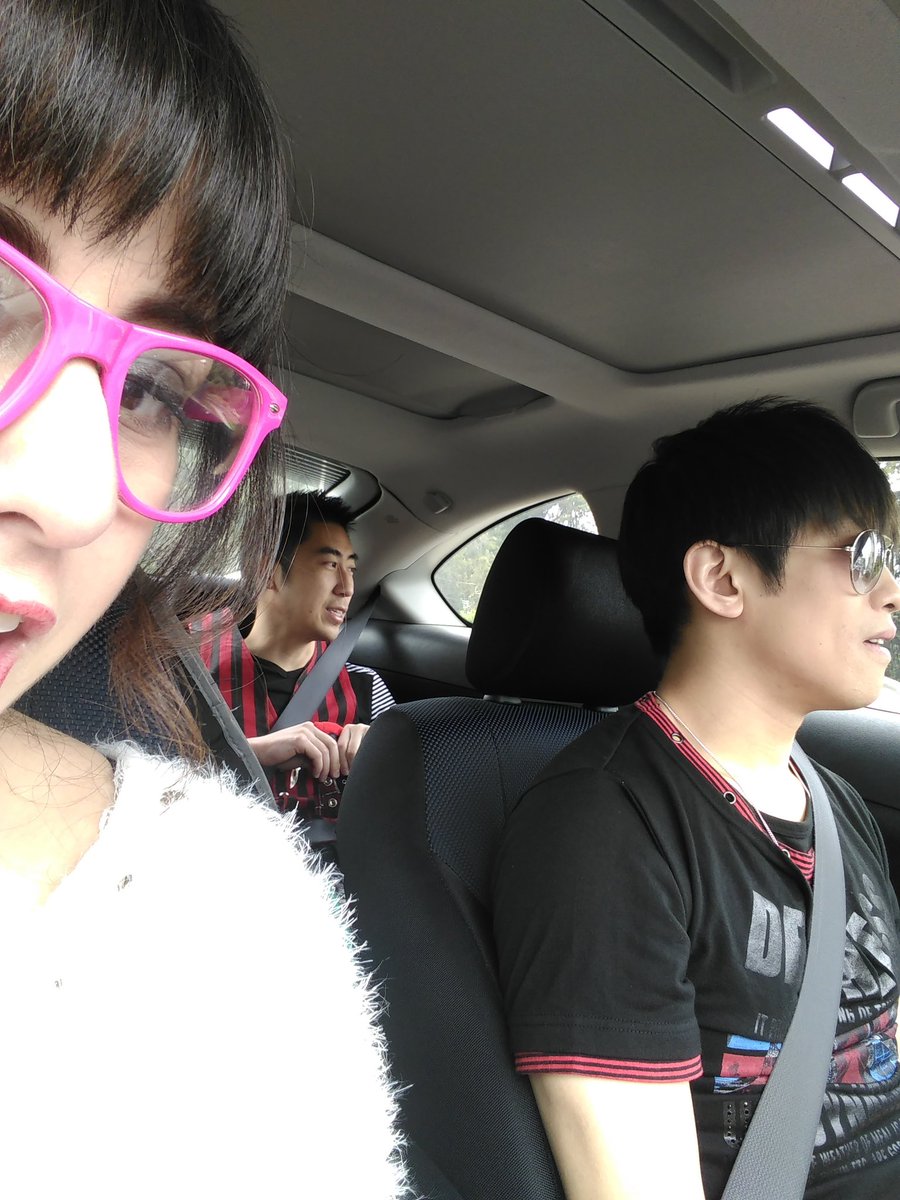 On the way back from our show at Cherry Blossom Festival 🌸