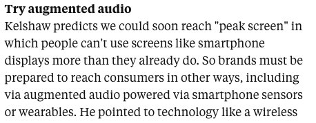 mattstasoff's tweet photo. .@tomkelshaw and @DamianBlackden talking about #PeakScreen. I foresee "Audio Strategist" roles in the future. https://t.co/pmoYywe27G