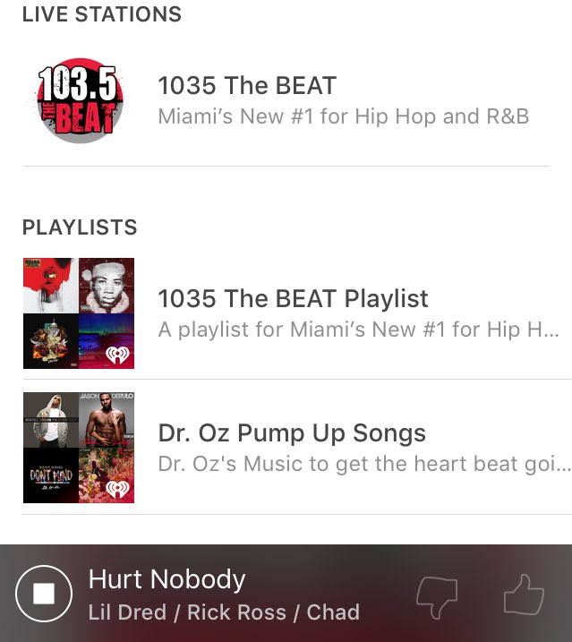 TheRealLilDred's tweet photo. Salute @1035TheBEAT for spinning that hurt nobody Again ! They got "Lil Dred" in their system !! #DreamsReallyEvolveDaily https://t.co/RIfr4pRRHs