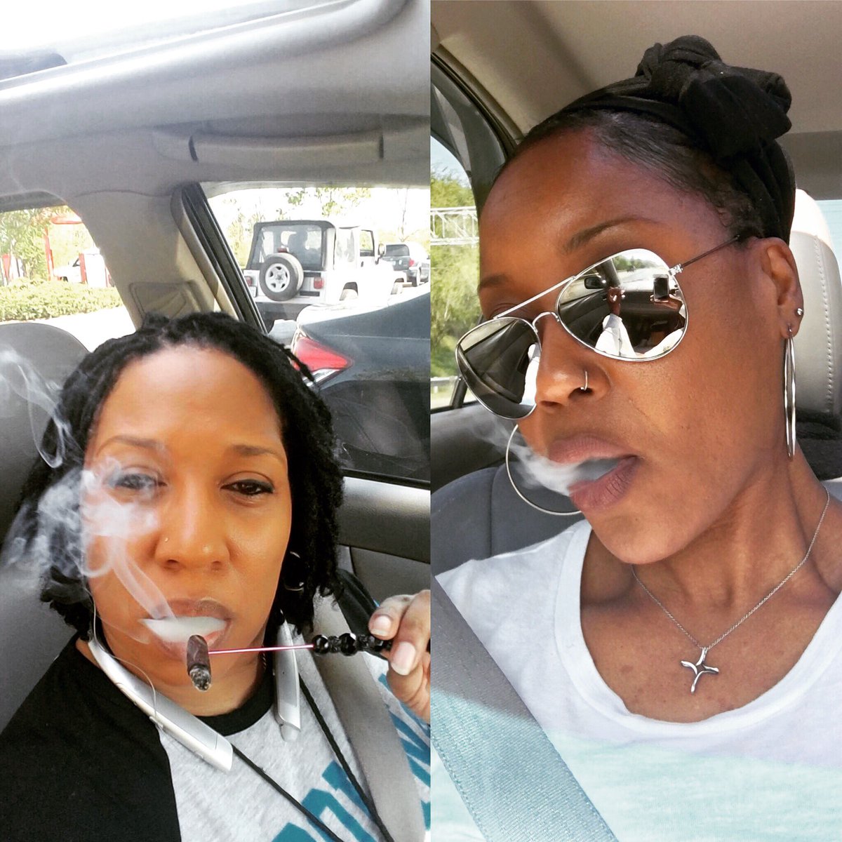 MemeElizabeth76's tweet photo. #weSMOKEcigarsToo! #smokingPretty #Psssssitaaa #BlowTHATout! #sagSystas #eastCoAsTtakeOver #stillonVaCay https://t.co/xDkwYSM8Y7