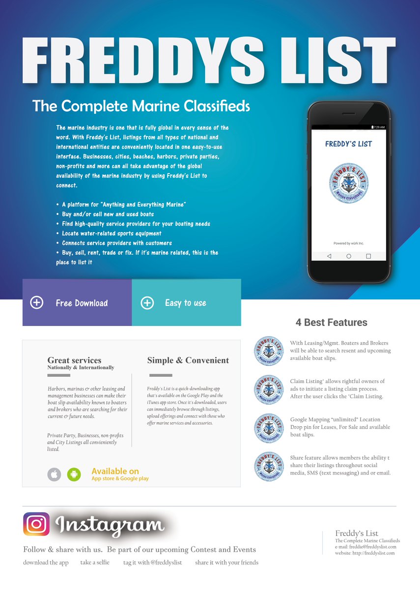 BuildingHopeX's tweet photo. Download #FreddysList on @iTunes ---> https://t.co/vGBd5xDd6a or @GooglePlay ---> https://t.co/GKAOfnVeZD #MarineDirectory https://t.co/FoDAMbXvMM