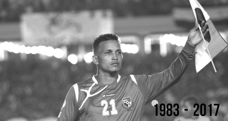 COSPanama's tweet photo. ¡ÚLTIMA HORA, LAMENTABLE! Se confirma la muerte del seleccionado nacional Amílcar Henríquez tras ser baleado en Colón. Q.E.P.D. https://t.co/eVGttQ9VmR