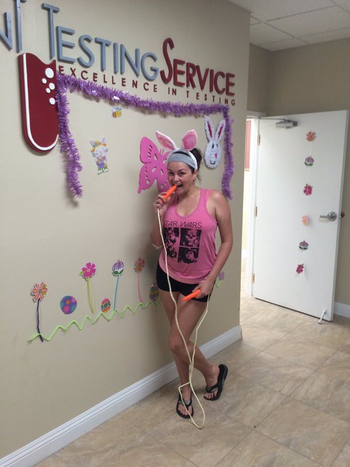 Have a great #Easter #weekend ... Thanks @TalentTesting for the fun dress up lol #HealthyLiving https://t