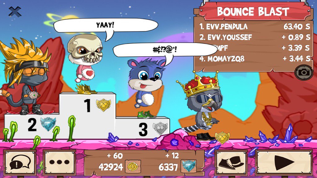 Youssefscarfac3's tweet image. Having a blast @ #funrun2 #pendula #zempf #momayzq8