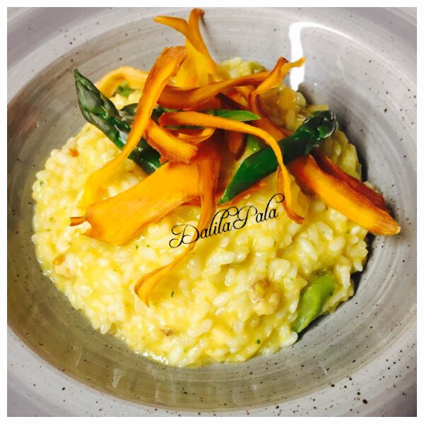 #risotto #asparagus #sweet #potatoes #crisps