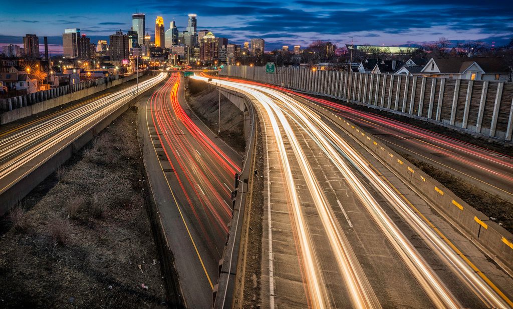 The downtown Minneapolis skyline. Photo by Dan Anderson.