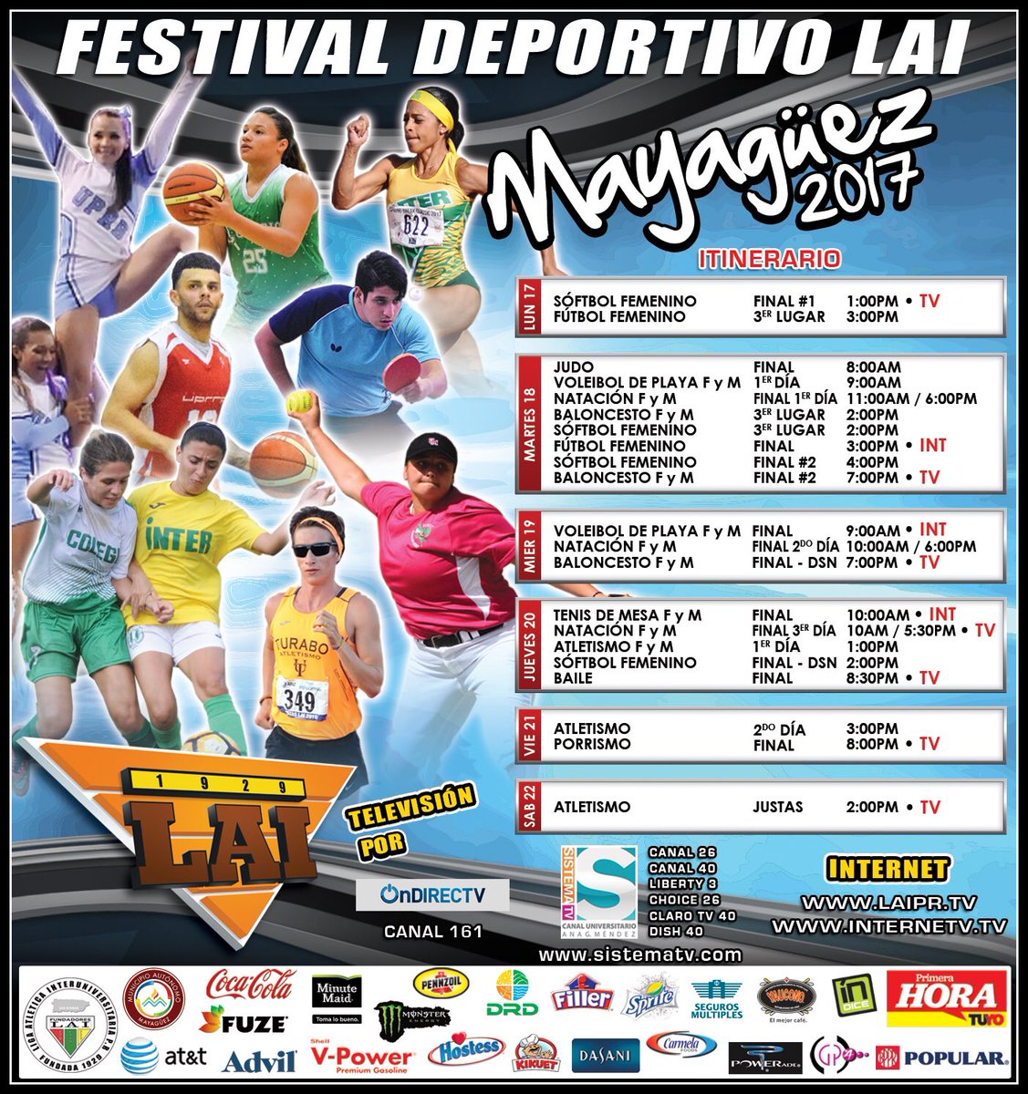 Zach_Acosta's tweet photo. Recuerda la transmisión por @sistematv On- DirecTV y https://t.co/cdDMG6KZvt desde este lunes en el Festival #LAI en @justasmayaguez . https://t.co/Mmzxq9X8dN