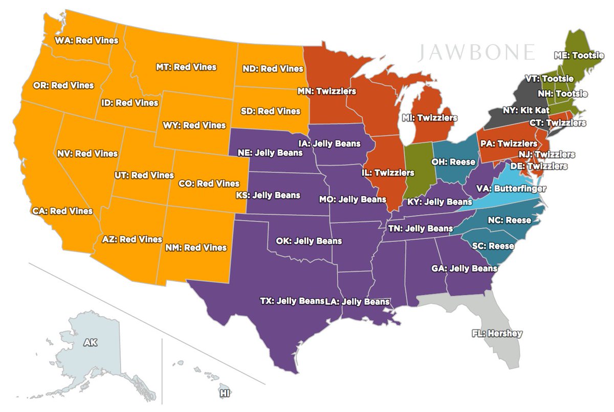 om Under ~ Solrig InsideMagic on Twitter: "We are Twizzlers amid Redvines. Sad. RT  @davidkwong: Most popular candy by state. #Twizzlers vs #Redvines  https://t.co/UYCoDC8nzJ" / Twitter