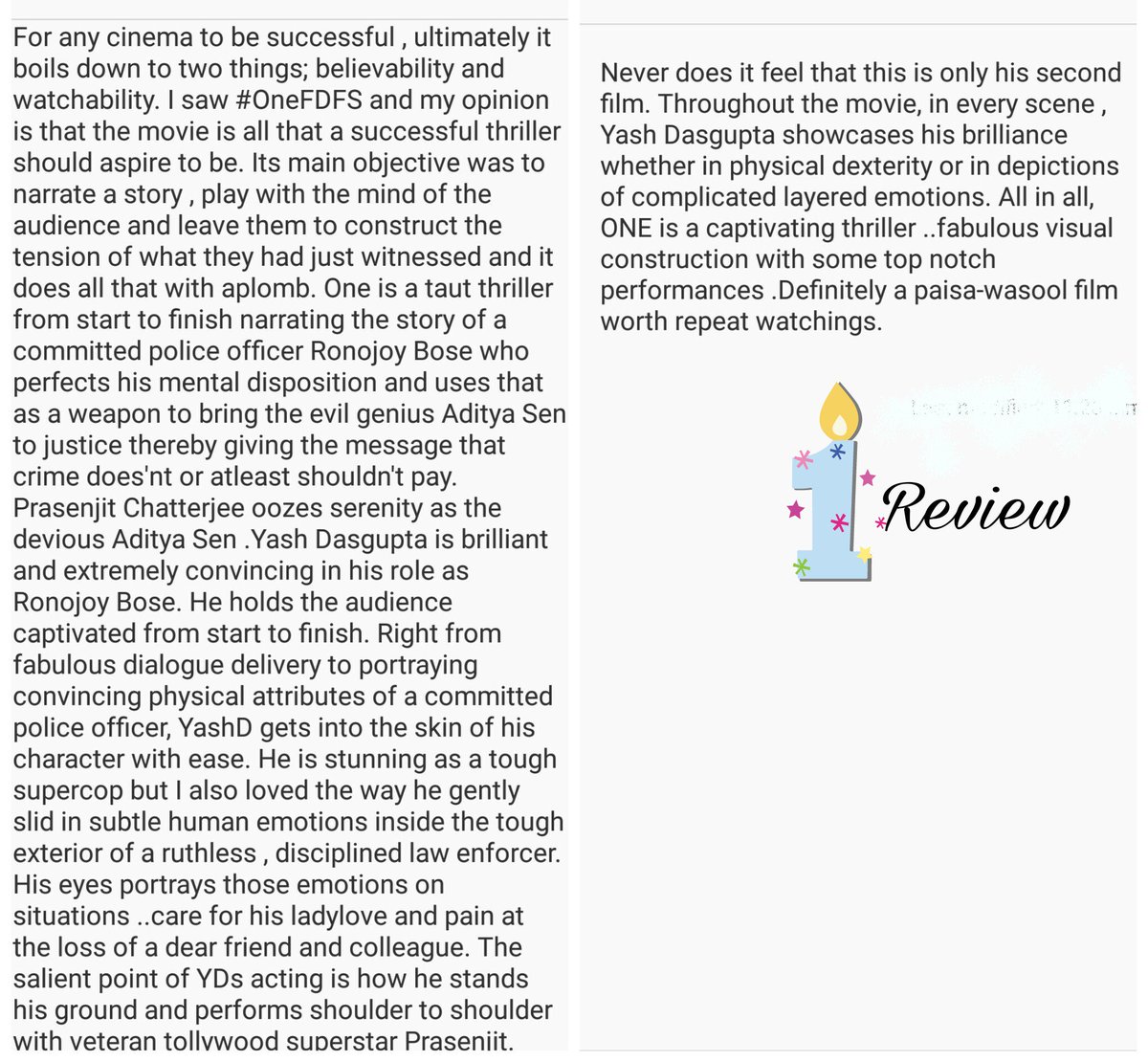 wise2cool's tweet photo. @Yash_Dasgupta Watching #OneFDFS was a fascinating experience. Have written down my thoughts on it. @YashhD_FC @anupa30 @BirsaDasgupta https://t.co/1uDEvmXDTy