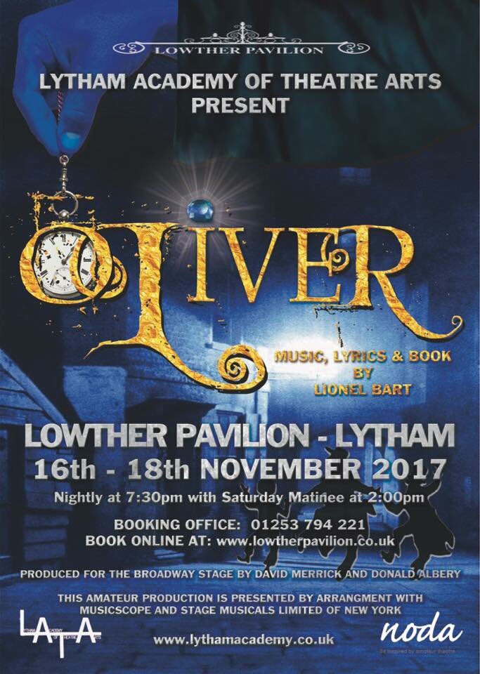 FINAL CALL for boys aged 10-18 years. Auditions for LATAs production of "Oliver" email: lataliaison@hotmail.com