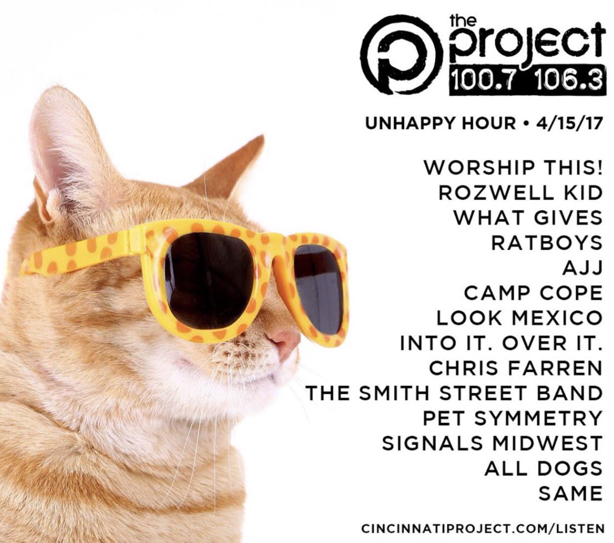 Coming up next starting at 11p! Cincinnatiproject.com/listen