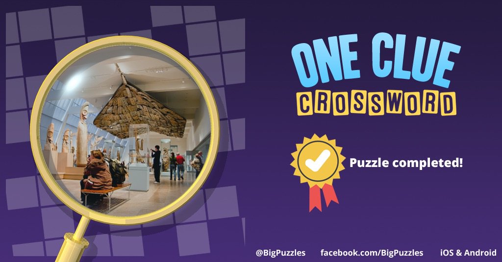 I completed a puzzle in One Clue Crossword. Play now for free!
onecluecrossword.com #OneClueCrossword
