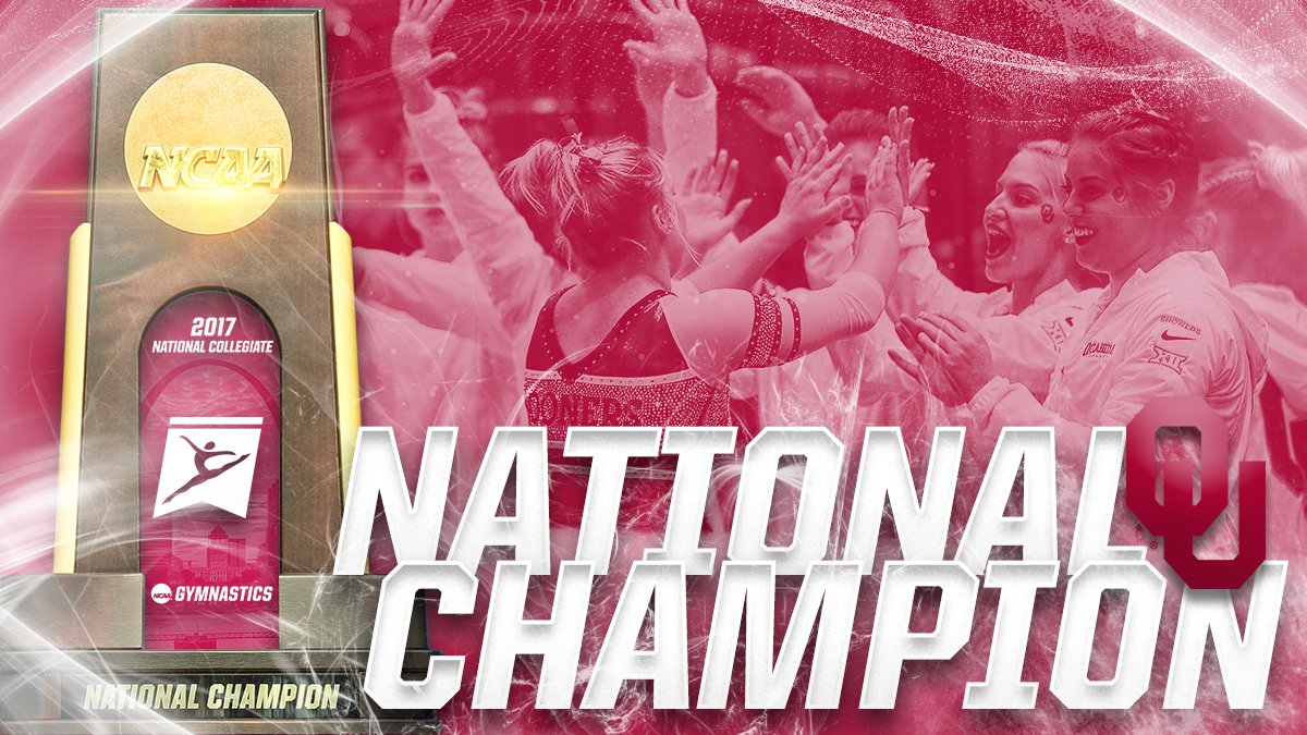 NCAA's tweet photo. BOOMER SOONER!

Oklahoma captures third Women's Gymnastics National Championship in the past four years. #NCAAGym https://t.co/PR37eIkPfJ