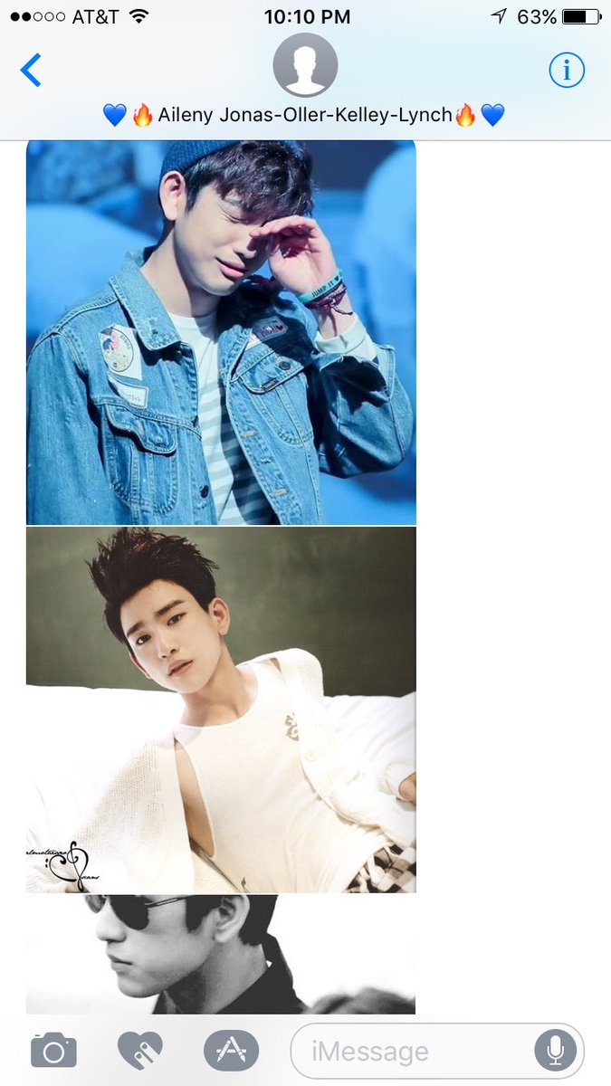 JinyoungsPeach's tweet photo. What mine and my twins text look like at the moment #DifferentGuys #SameFeels https://t.co/3mLFvjh7oP