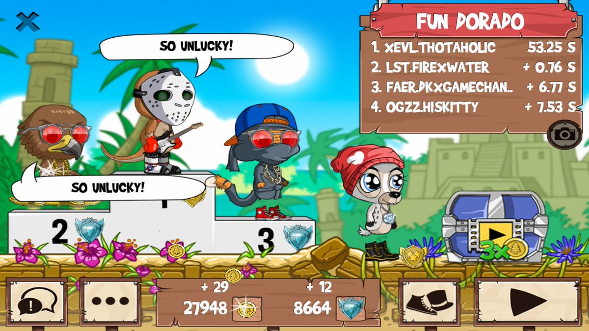 Dannyramon1986's tweet photo. Having a blast @ #funrun2 #THOTAHOLIC #DKxGAMECHANGER #Hiskitty Just torture watching themselves kill eachother like that xD https://t.co/PrMpP70Gz0