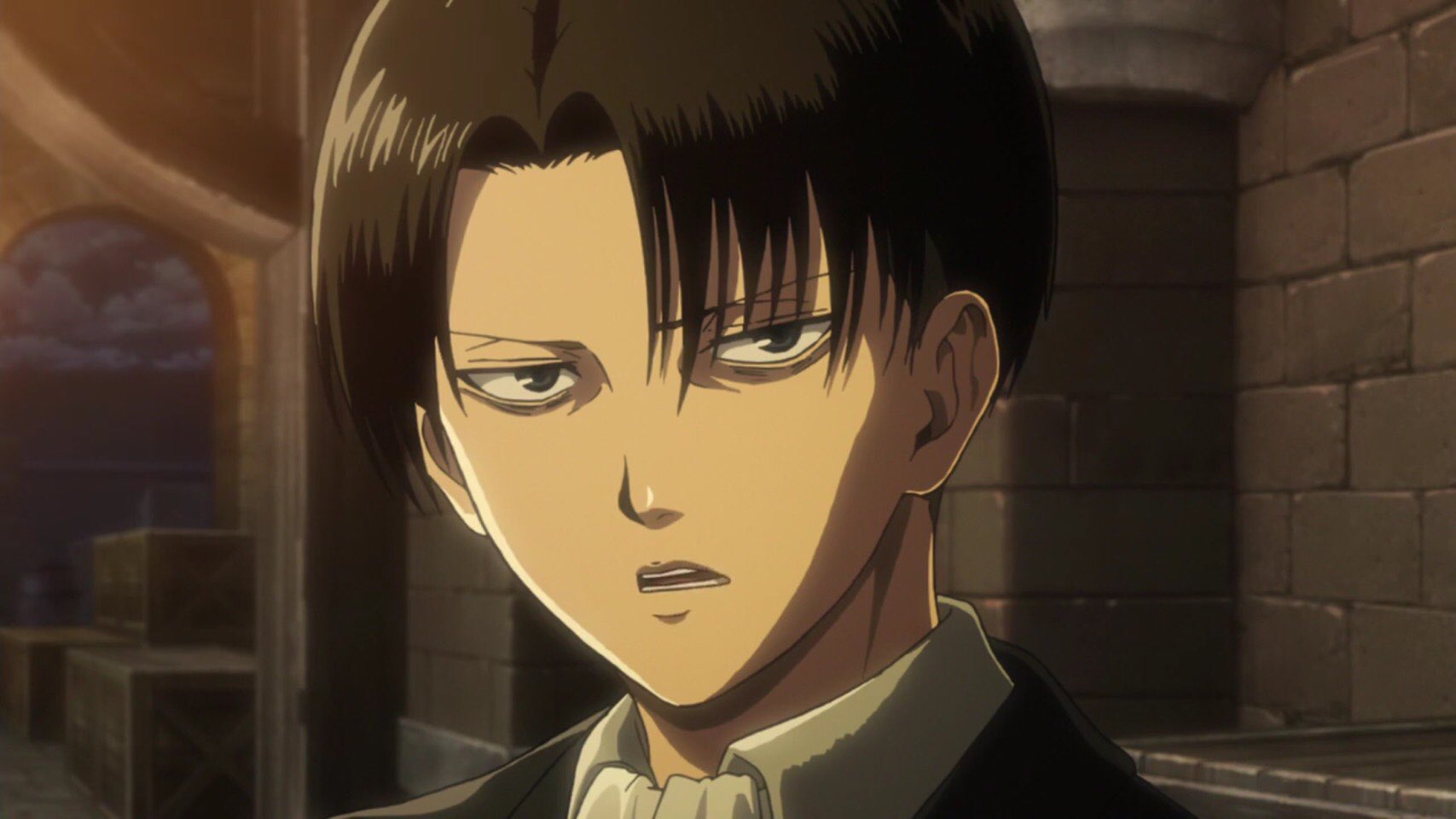 まかろんぬ Twitter Da 進撃の巨人 進撃の巨人season2 進撃の巨人2期 リヴァイ兵長 文句をつけるわけじゃないけど この顔は許せん