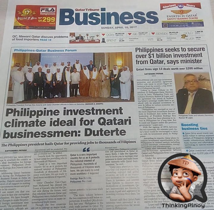 ThinkingPinoyPH's tweet photo. As Leni Robredo and Trillanes were busy with their South Korean vacays, Rody Duterte was busy looking for investme… https://t.co/KpLYyxeN9v https://t.co/zD6HqURDgQ