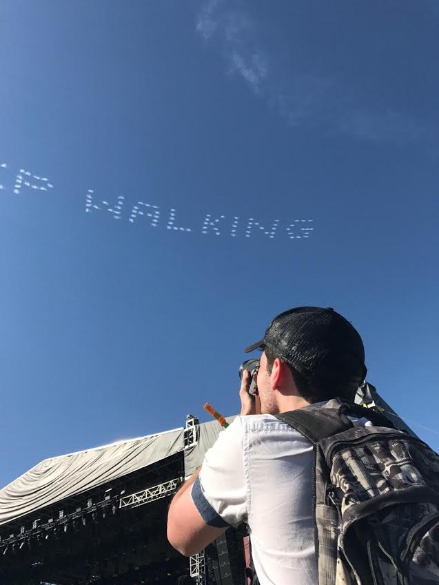 Worldwideskyads's tweet photo. Great pics @EventFilming  #keepwalkingamerica - @ChicanoBatman  @HunterPR and @TheSkyWriters https://t.co/FP7jHHt36e