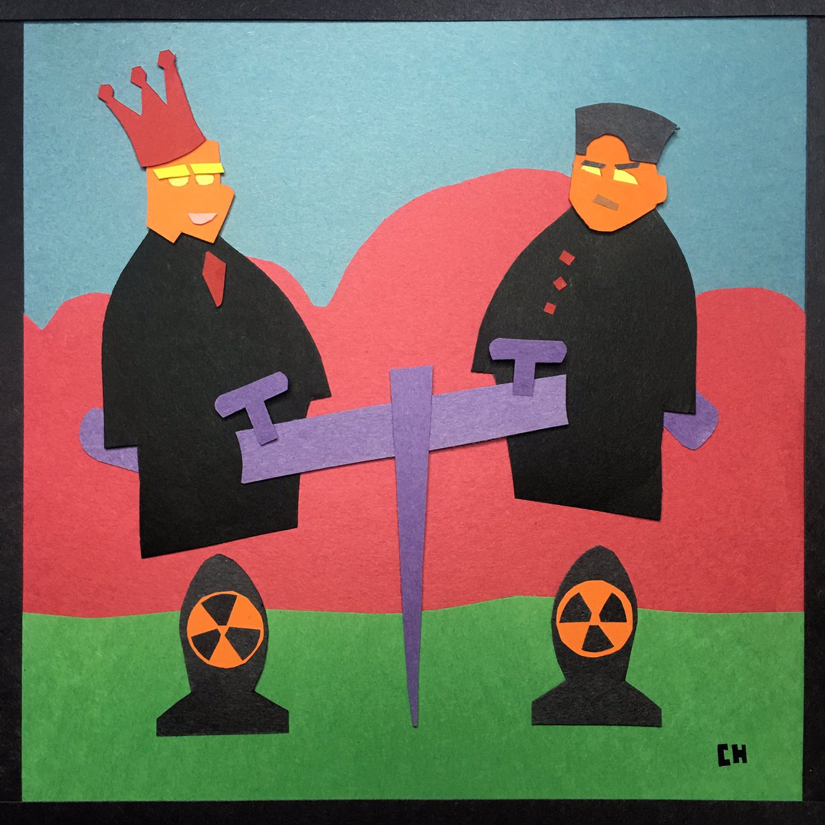 cadex_h's tweet image. The Reign of Gaius Thrax. April fools. Paper and ink #photooftheday #theatomproject #friendsoftheearthinternational #globalzero #badhombres