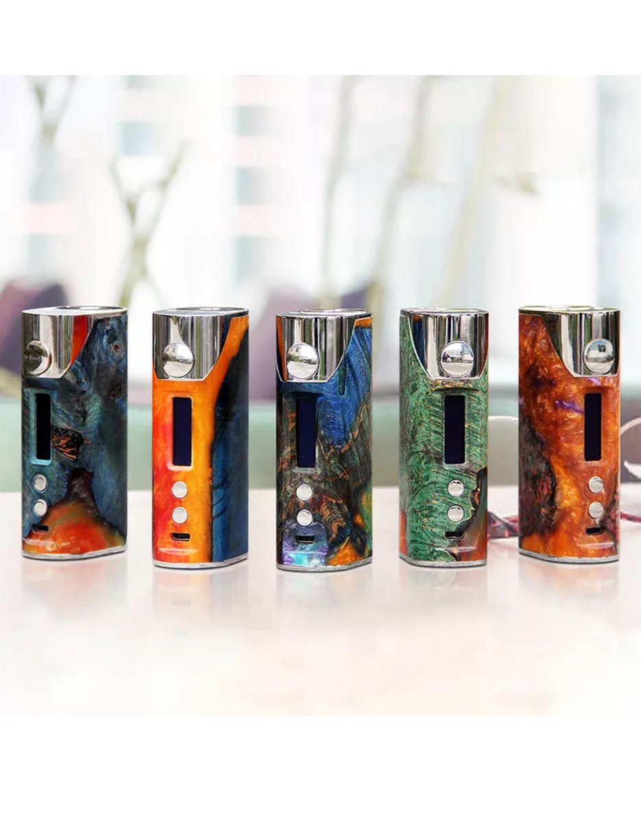 VapeCrusaders's tweet photo. Arctic Dolphin Arthur stabilised wood mod and Geekvape Illusion mini tank! Awesome starter kit for the price $200 &amp; includes a battery https://t.co/xsOoYVMIJu