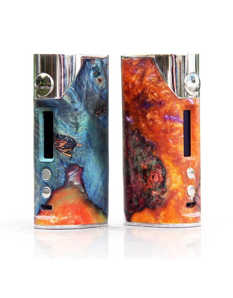 VapeCrusaders's tweet photo. Arctic Dolphin Arthur stabilised wood mod and Geekvape Illusion mini tank! Awesome starter kit for the price $200 &amp; includes a battery https://t.co/xsOoYVMIJu