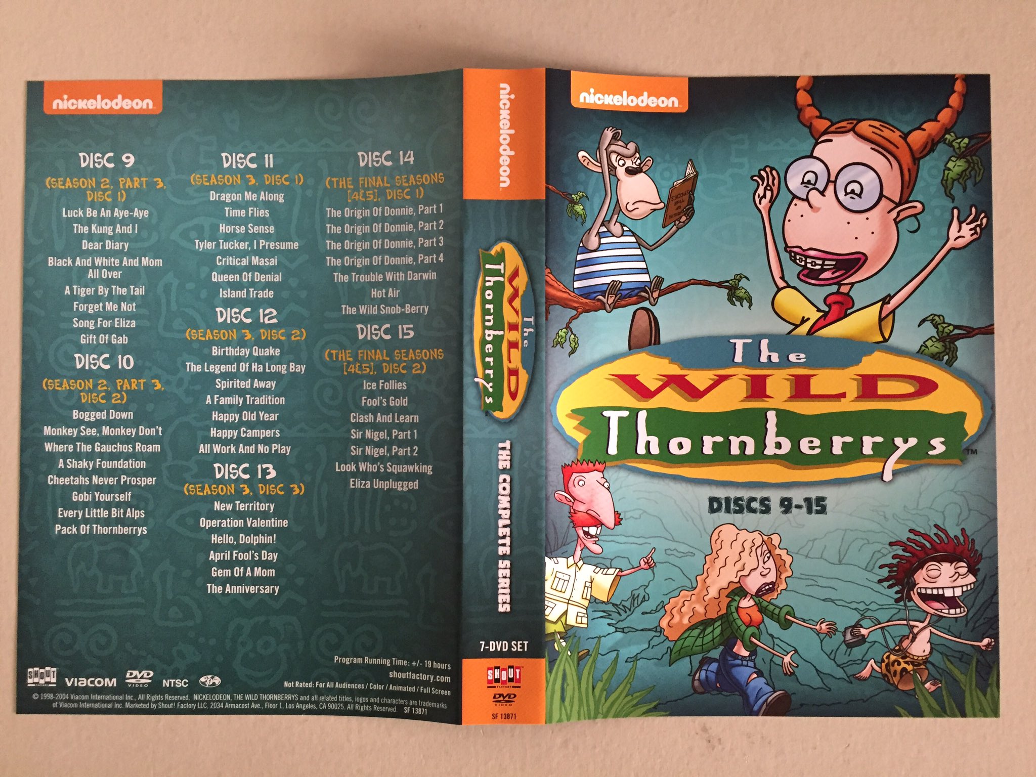 (未使用･未開封品)Wild Thornberrys: Season 2 Pt. 3 [DVD] The Wild Thornberrys Season 2 Part 3 (DVD, 2-Disc) Ex
