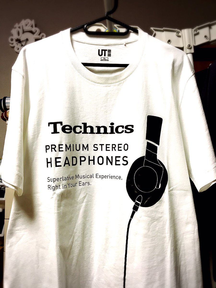 𝓝𝓞 𝓡𝓨 Twitterren ようやく1つゲット Technicsのロゴが入って1000円なら安い Uniqlo ユニクロ テクニクス コラボtシャツ