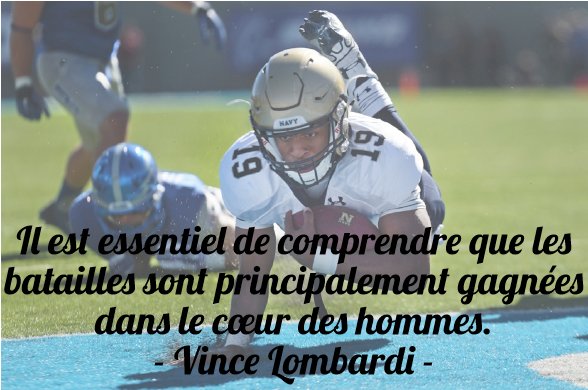 Citation du jour.....#quotes #americanfootball #vincelombardi #picoftheday