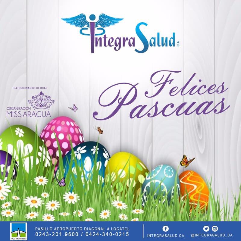 IntegraSalud_CA's tweet photo. “Felices pascuas para todos los seres que comparten este camino de crecimiento y madurez espiritual y personal” #Maracay  #FelizPascua https://t.co/pP2mQmBuMg