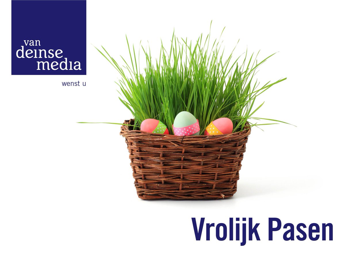 <a href="/VanDeinseMedia/">Van Deinse Media</a> wenst u een vrolijk pasen! 🐣